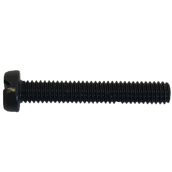 M4 X 25mm Machine Screws Slotted Black (MET.4)